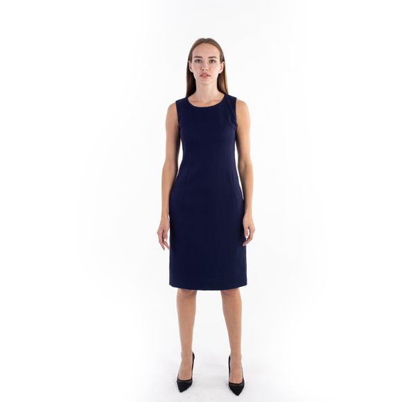 eve polastri blue dress Jil Sander Cotton Polo Dress